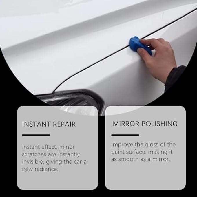 KASTWAVE CAR SCRATCH REMOVER, CAR PAINT SCRATCH REPAIR WITH WIPES, EFFECTIVELY CONCEALS SCRATCHES, PRECISION SCRATCH-FILLING, UNIVERSAL - Image 2